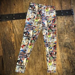 Marvel Superhero Retro Comic Book Leggings